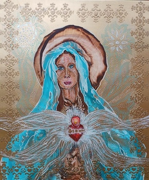 Panna Marie - obraz pro kardinála Dominika Duku OP
